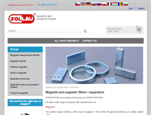 Tablet Screenshot of magnet-technology.com